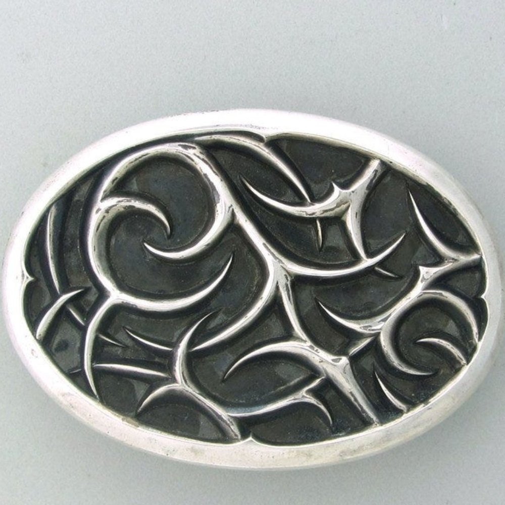 Stephen Webster Sterling Silver Thorn Belt Buckle